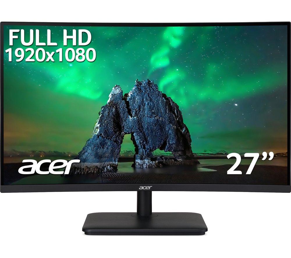 Image of ACER ED270RPbiipx Full HD 27 Curved LED Monitor - Black, Black