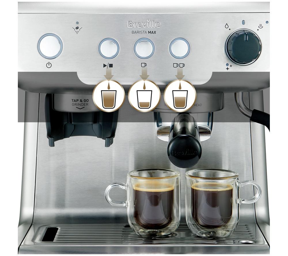 BREVILLE VCF126 Barista Max Coffee Machine - Stainless Steel image number 7 of 9