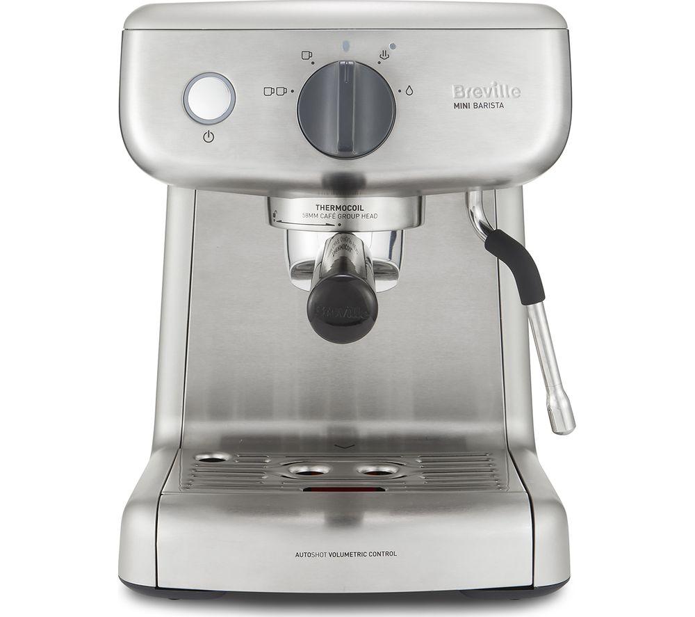 BREVILLE VCF125 Mini Barista Coffee Machine Stainless Steel