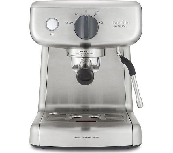 Buy BREVILLE VCF125 Mini Barista Coffee Machine - Stainless Steel | Currys