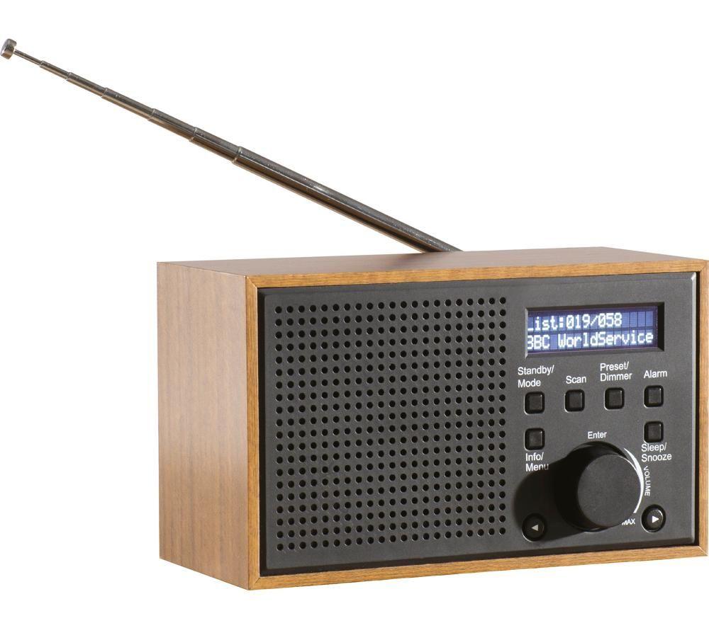 DAEWOO AVS1322 Portable DAB? Retro Radio - Grey