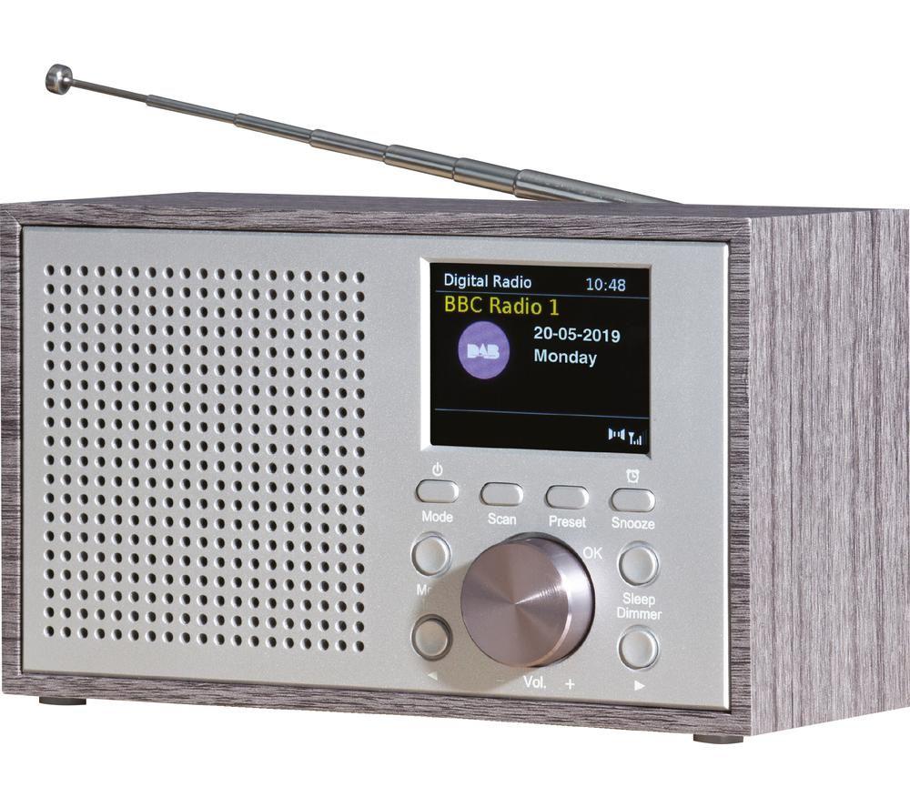 DAEWOO AVS1323 Portable DAB? Retro Radio - Grey