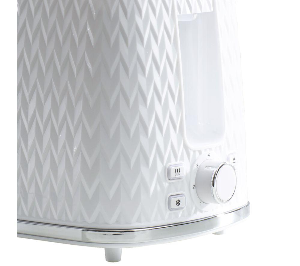 DAEWOO Argyle Collection SDA1781 2-Slice Toaster - White image number 2 of 6