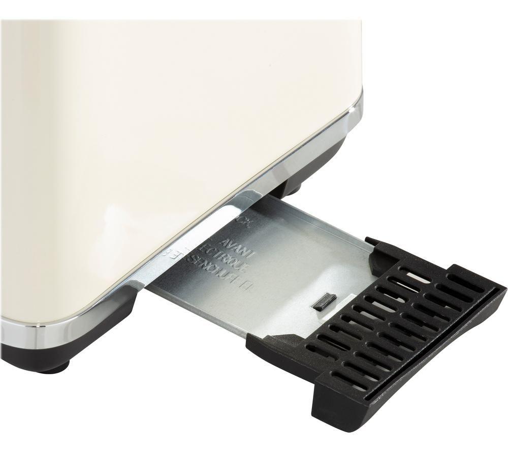 DAEWOO Kensington SDA1582 2-Slice Toaster - Cream image number 4 of 5
