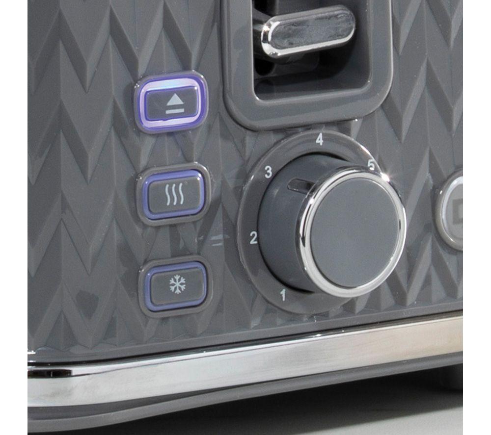 DAEWOO Argyle Collection SDA1865 4-Slice Toaster - Grey image number 2 of 6