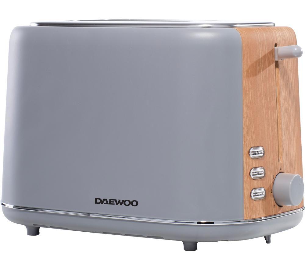 DAEWOO SDA1737 2-Slice Toaster - Grey