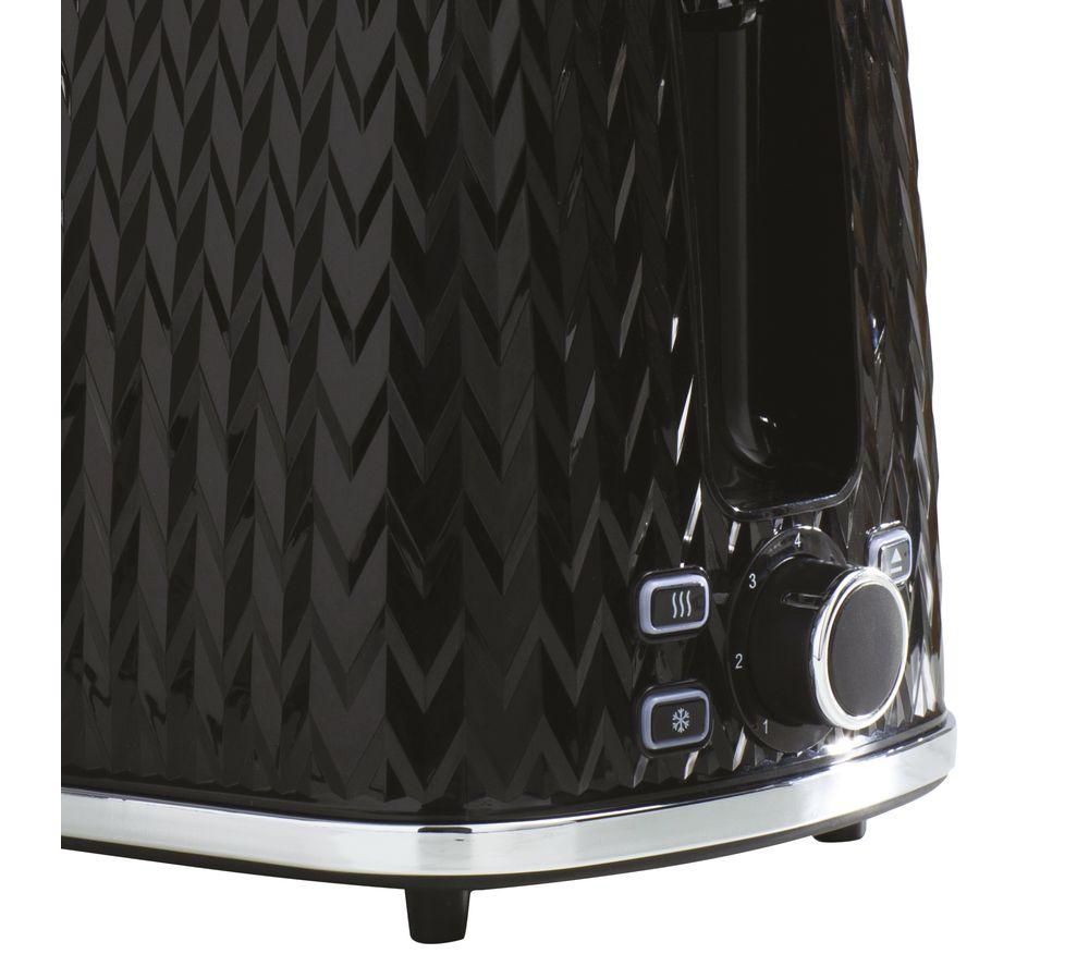DAEWOO Argyle Collection SDA1774 2-Slice Toaster - Black image number 2 of 6