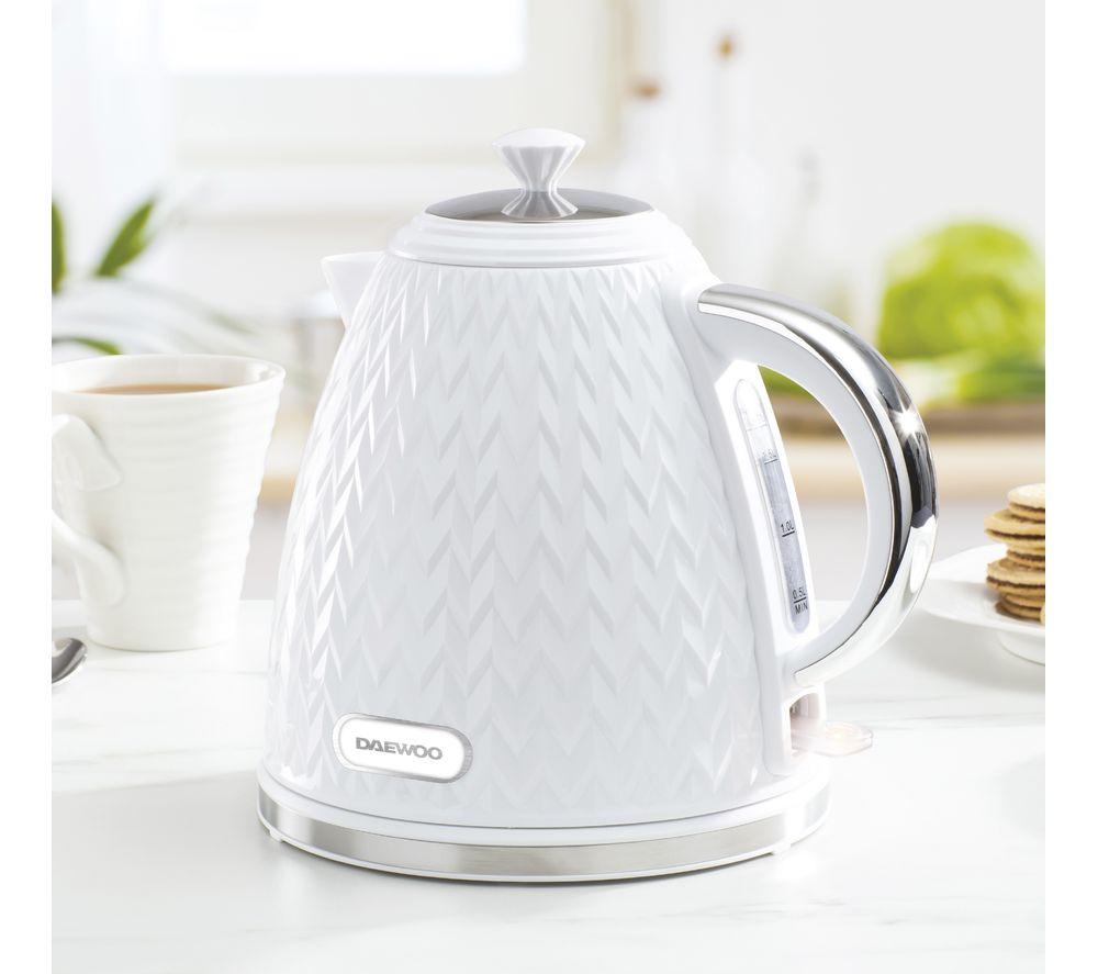 DAEWOO Argyle Collection SDA1780 Jug Kettle - White image number 5 of 7
