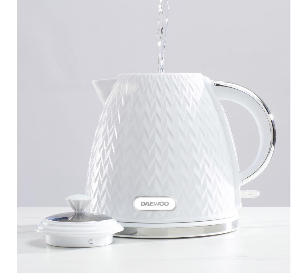 DAEWOO Argyle Collection SDA1780 Jug Kettle - White image number 6 of 7
