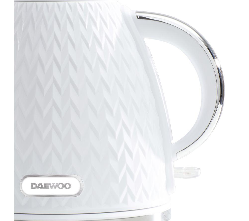 DAEWOO Argyle Collection SDA1780 Jug Kettle - White image number 7 of 7