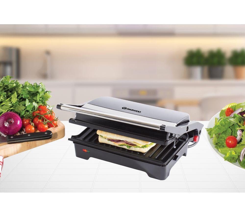 DAEWOO SDA1572 180 Health Grill - Black & Silver image number 5 of 6
