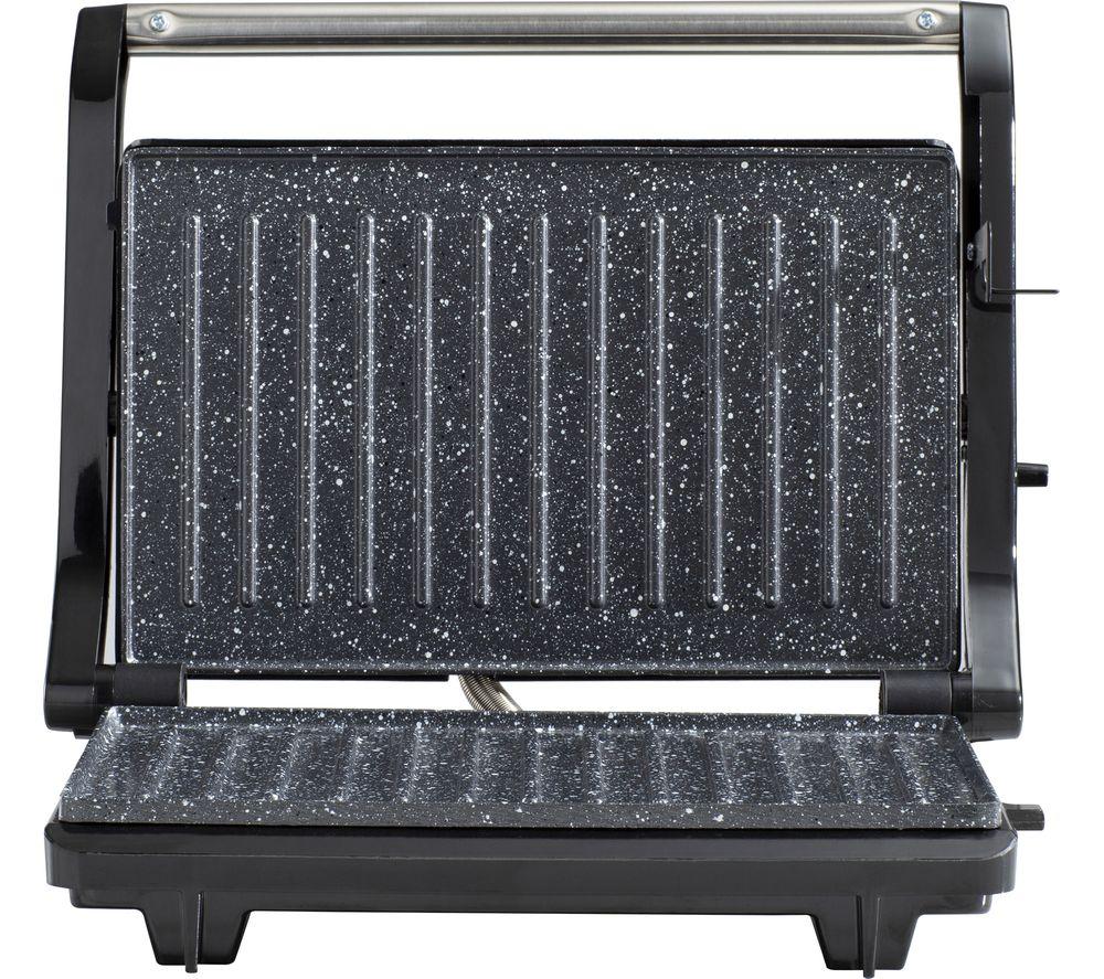 DAEWOO SDA1574 Mini Panini Grill - Black & Silver image number 6 of 6