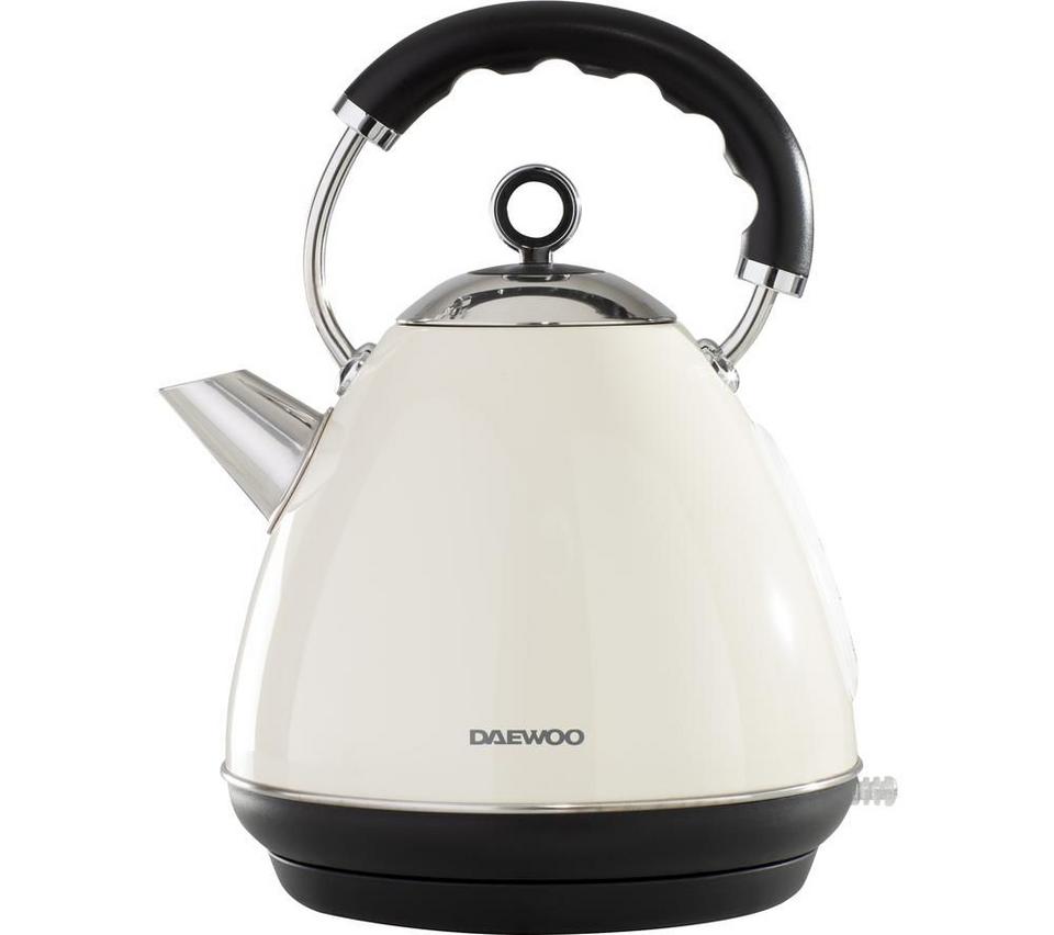 DAEWOO Kensington SDA1576 Traditional Kettle - Cream