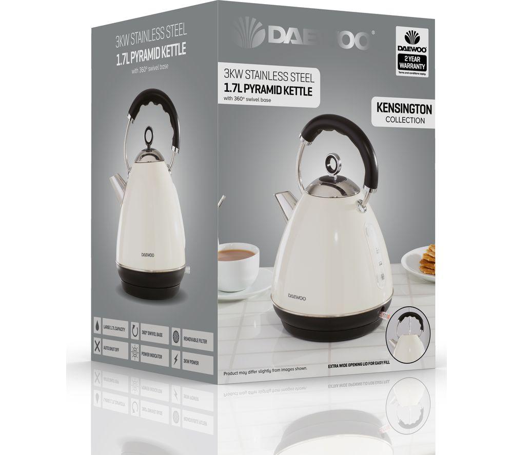 DAEWOO Kensington SDA1576 Traditional Kettle - Cream image number 3 of 8