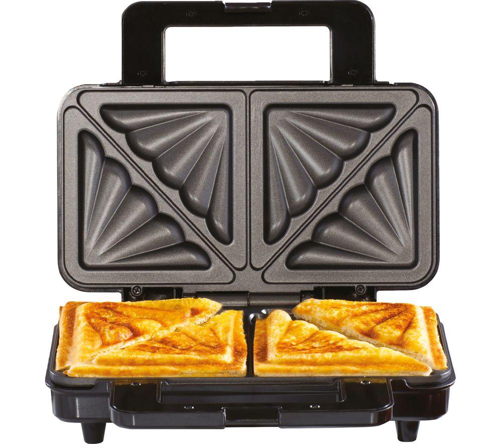 DAEWOO SDA1389 4-Slice Deep Fill Sandwich Maker - Black & Silver image number 5 of 8