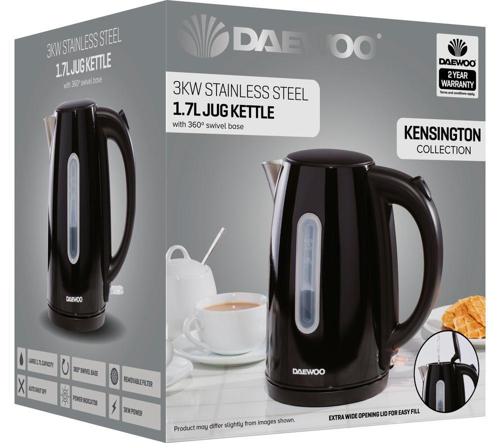 DAEWOO Kensington SDA1684 Jug Kettle - Black image number 2 of 7