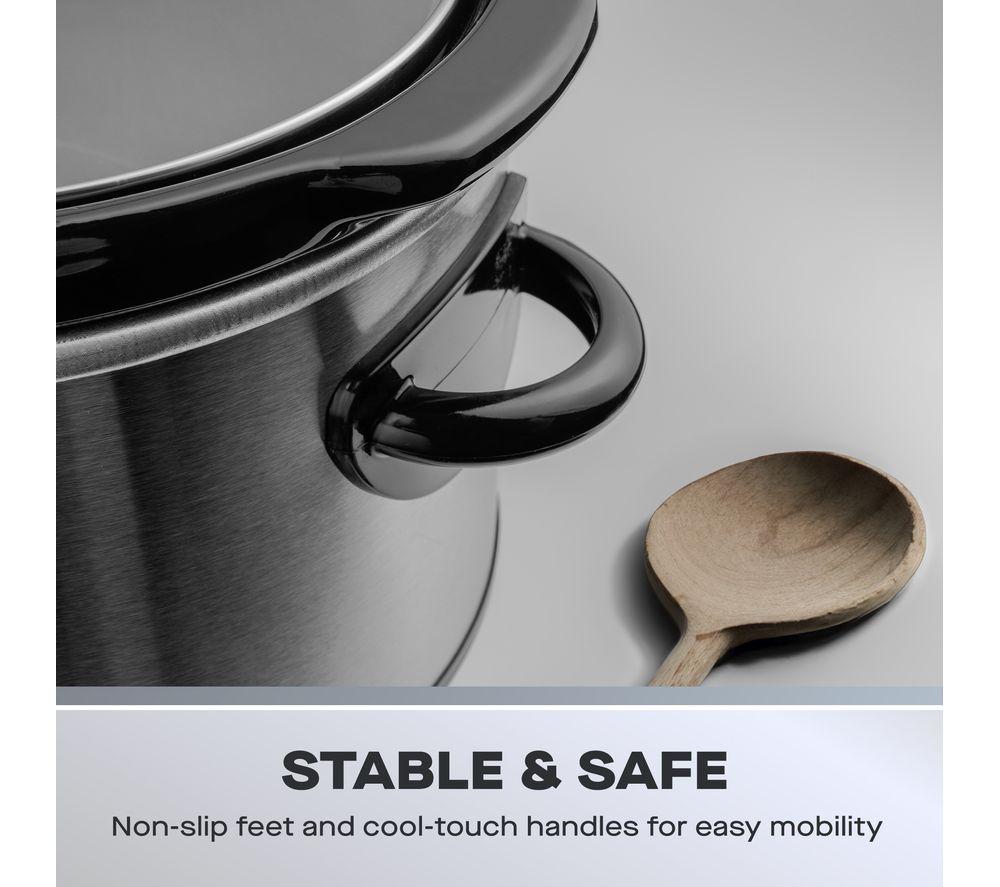 DAEWOO SDA1364 3.5L Slow Cooker - Stainless Steel image number 5 of 7