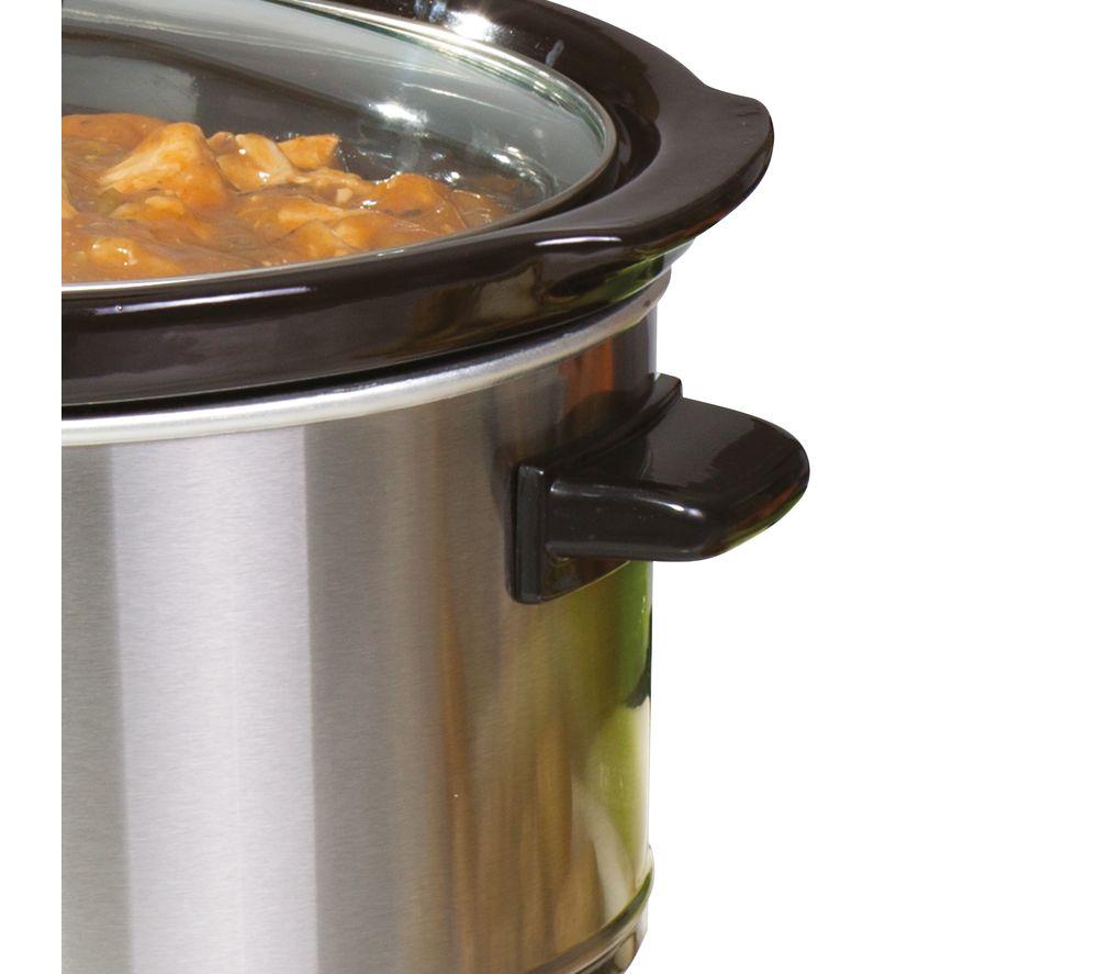 DAEWOO SDA1364 3.5L Slow Cooker - Stainless Steel image number 7 of 7