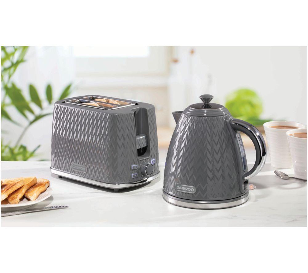 DAEWOO Argyle Collection SDA1820 Jug Kettle - Grey image number 3 of 4
