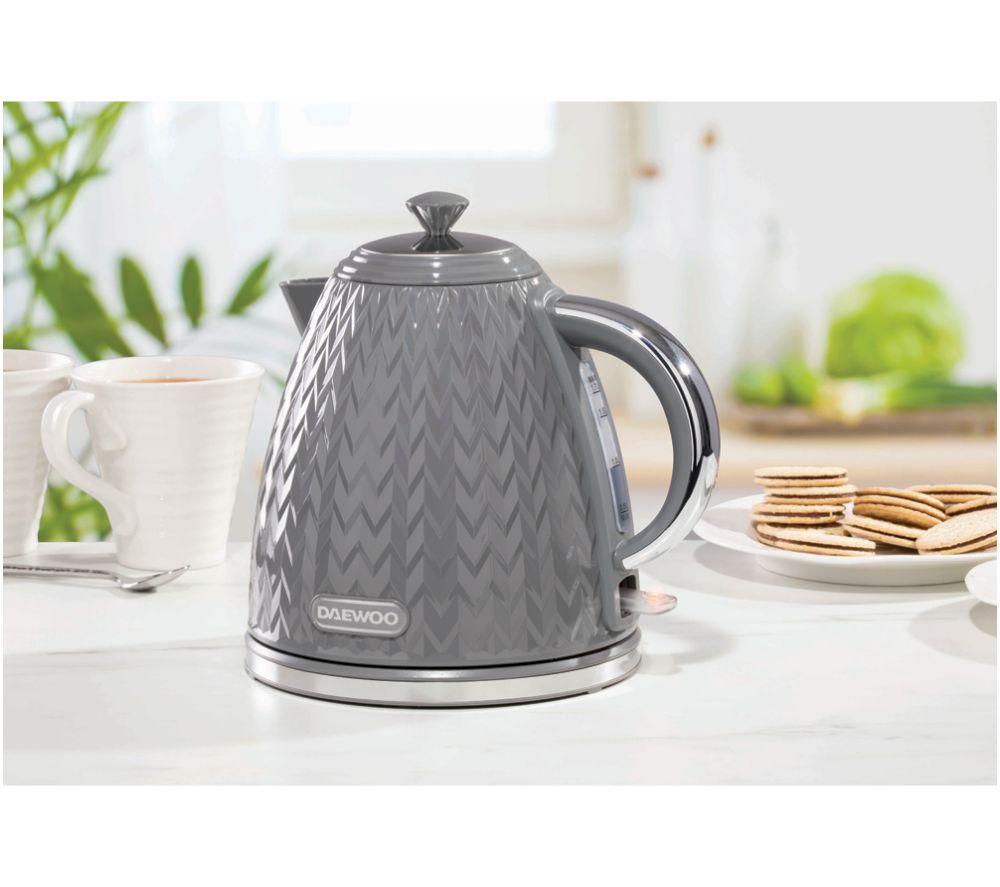 DAEWOO Argyle Collection SDA1820 Jug Kettle - Grey image number 4 of 4