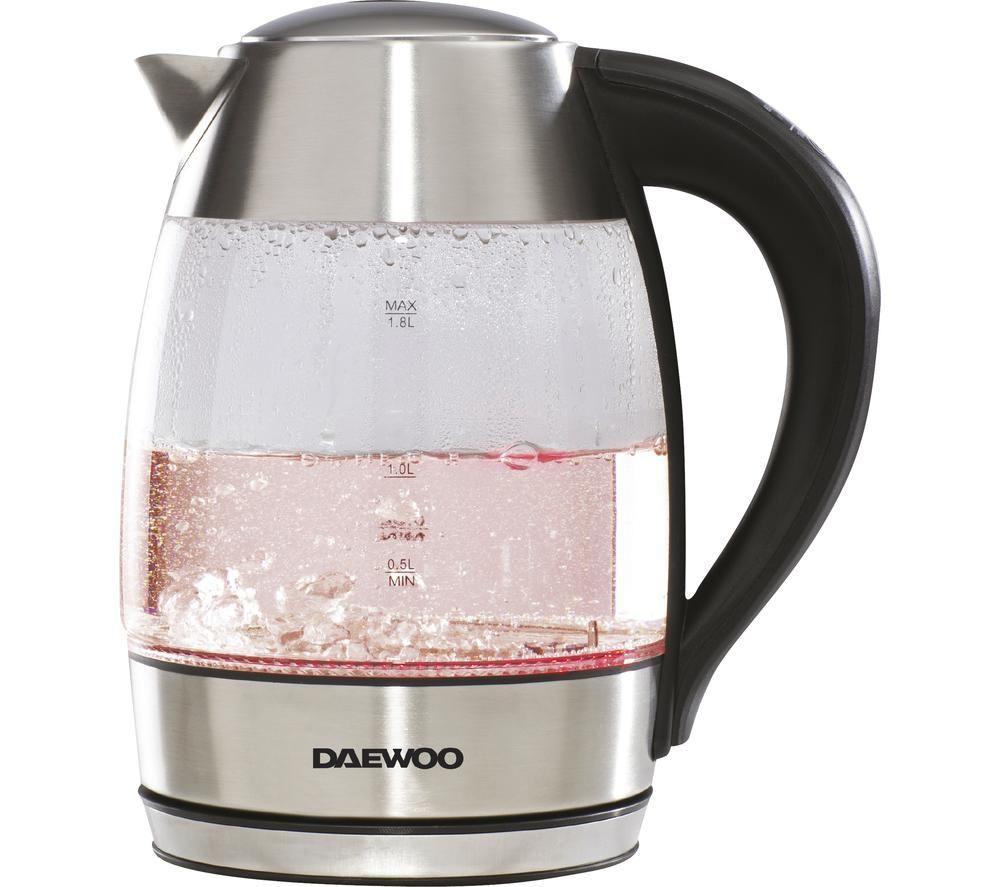 Buy DAEWOO SDA1670 Jug Kettle Black & Silver Currys