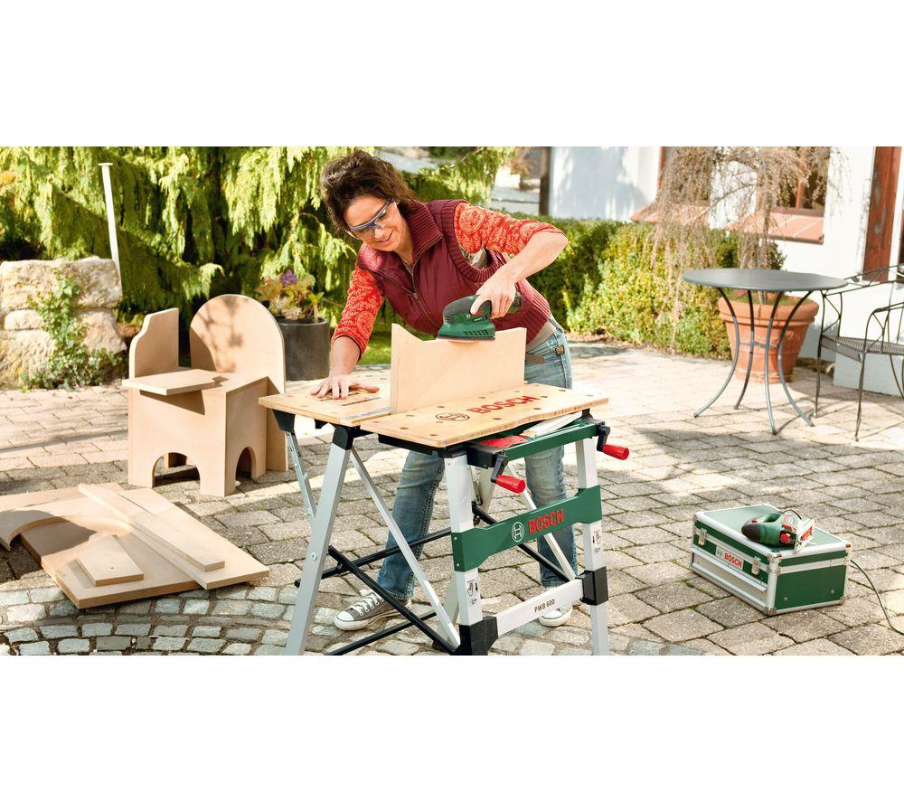 Buy BOSCH PWB 600 Work Bench - Silver & Green