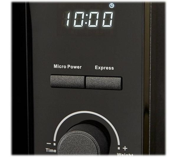 TOWER Glitz T24021BS Solo Microwave - Black image number 3