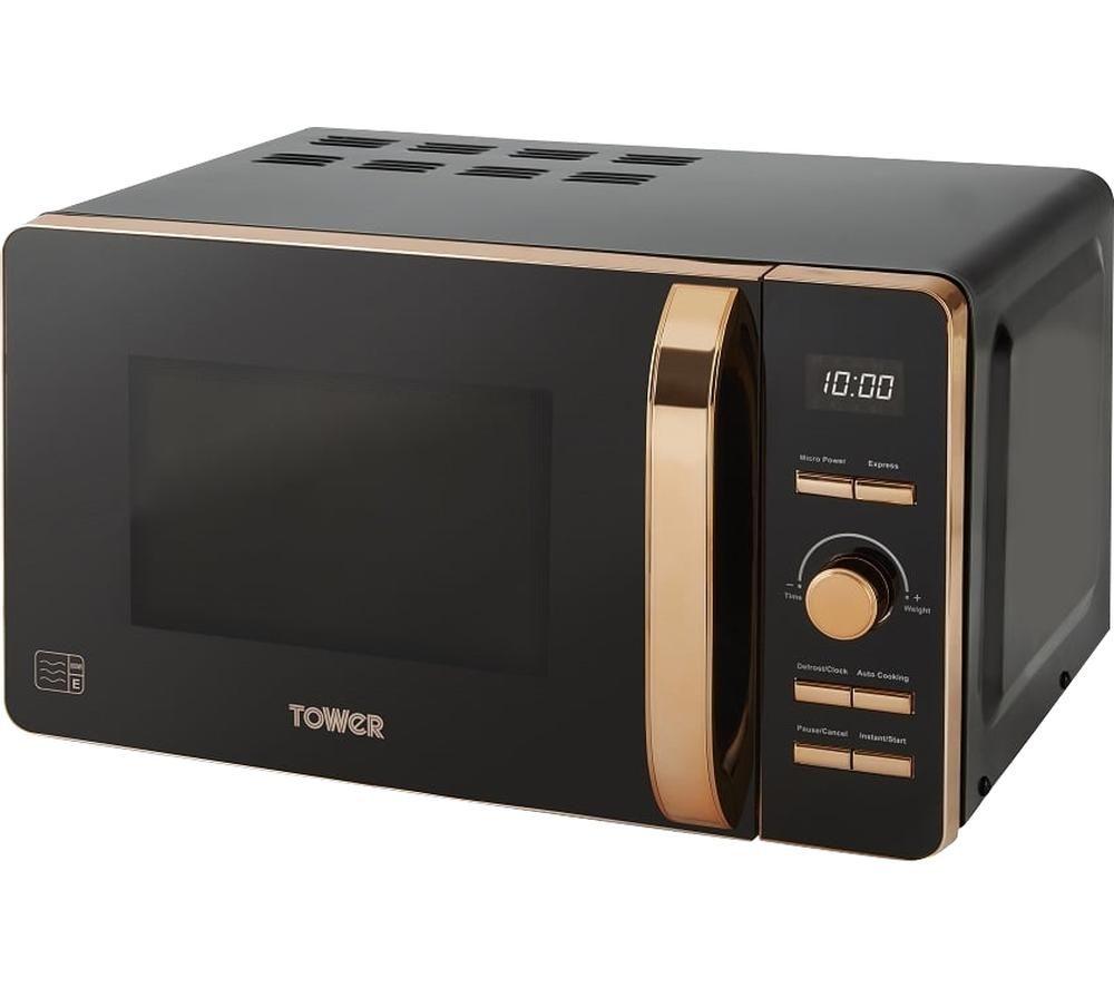 Black & store rose gold microwave