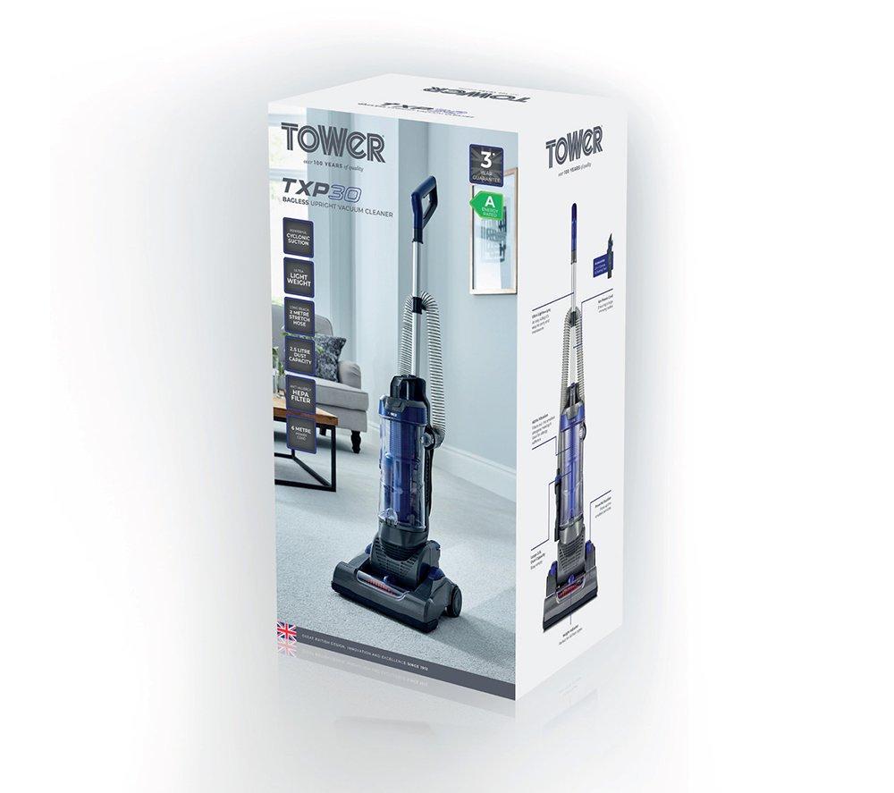 TOWER T108000 Upright Bagless Vacuum Cleaner - Washington Blue image number 8 of 8