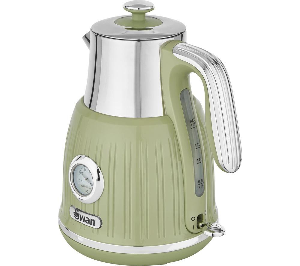 Buy SWAN Retro SK31040GN Jug Kettle Green Currys