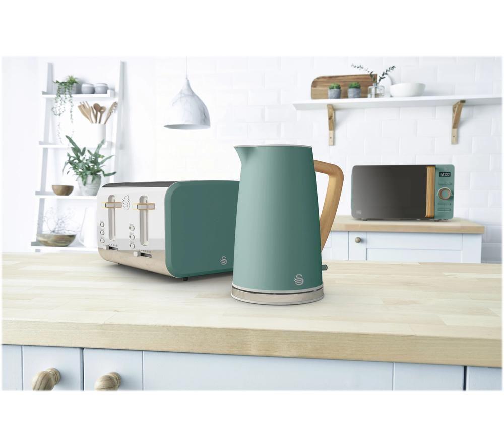 Swan green hotsell kettle and toaster