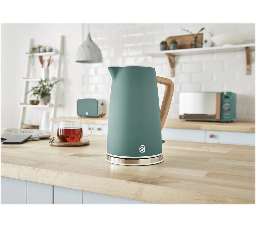 SWAN Nordic Cordless SK14610GREN Jug Kettle - Green image number 9 of 14