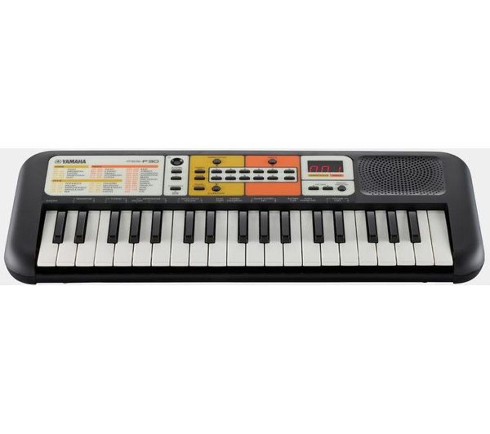 YAMAHA PSS-F30 Home Keyboard with Mini Keys - Black image number 3 of 5