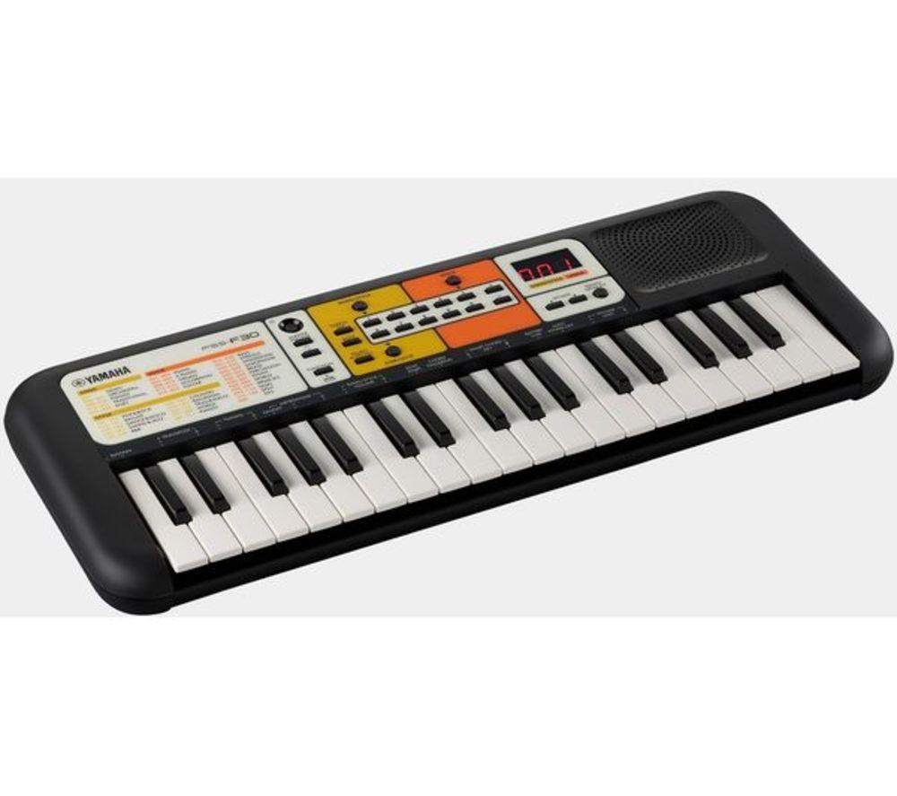 YAMAHA PSS-F30 Home Keyboard with Mini Keys - Black image number 4 of 5