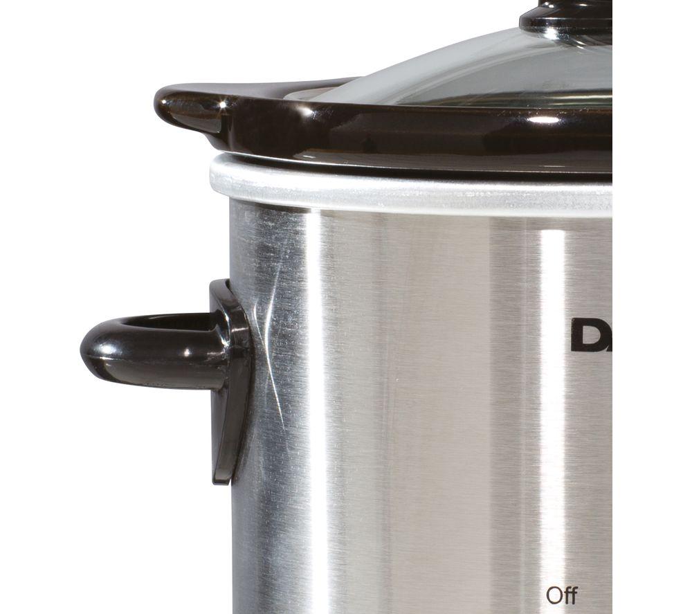 DAEWOO SDA1363 1.5L Slow Cooker - Stainless Steel image number 7 of 7