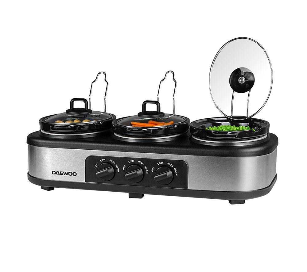 DAEWOO SDA1334 Triple Slow Cooker review 9.1 / 10