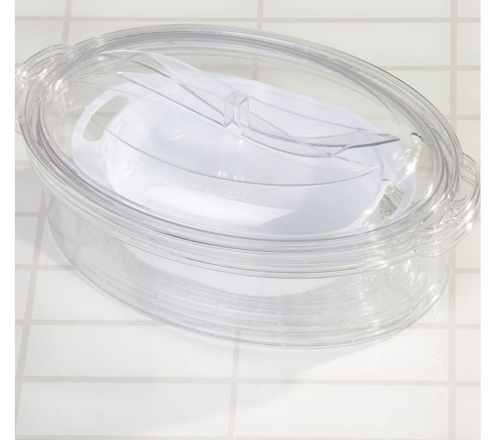DAEWOO SDA1338 3-Layer Food Steamer - Black & Silver image number 6 of 7