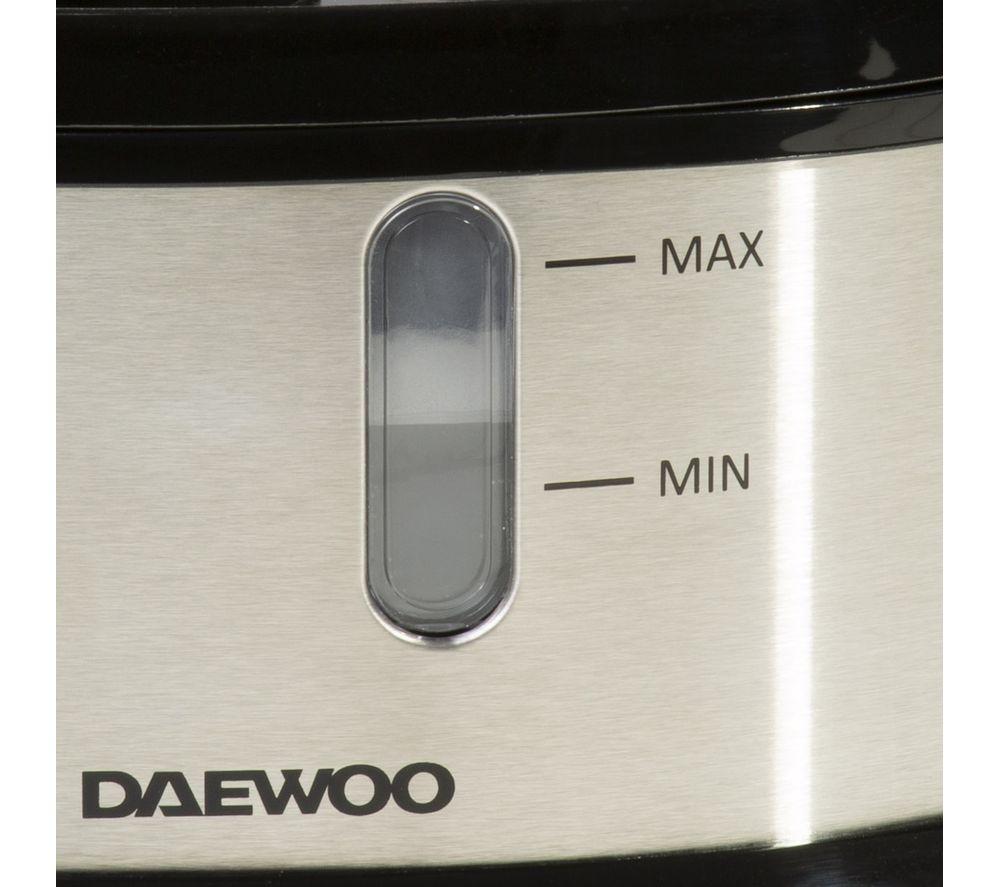 DAEWOO SDA1338 3-Layer Food Steamer - Black & Silver image number 7 of 7