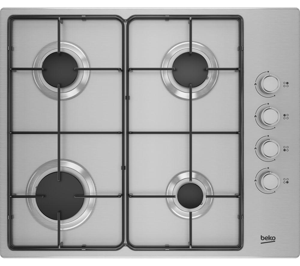 BEKO HIBG64120SX 61 cm Gas Hob - Stainless Steel