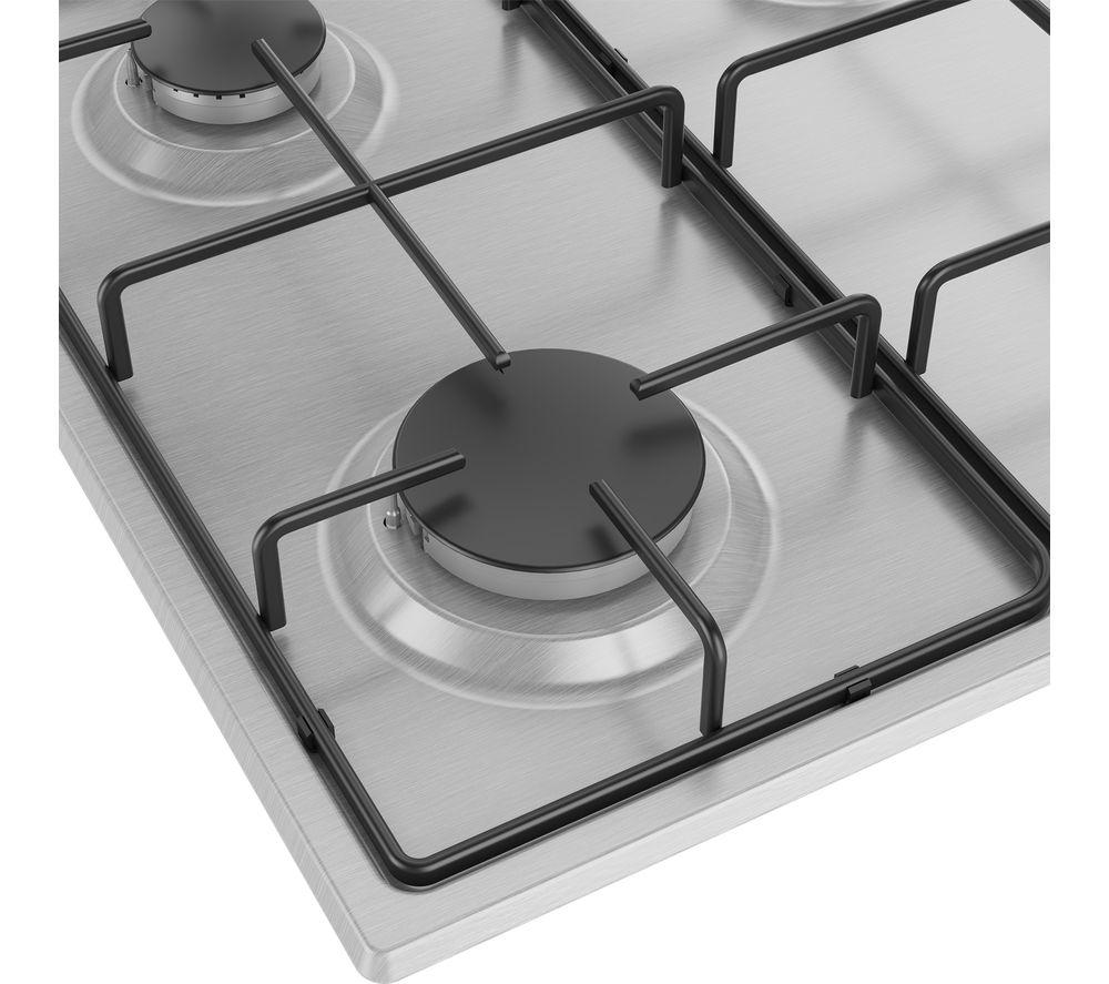 BEKO HIBG64120SX 61 cm Gas Hob - Stainless Steel image number 5 of 7