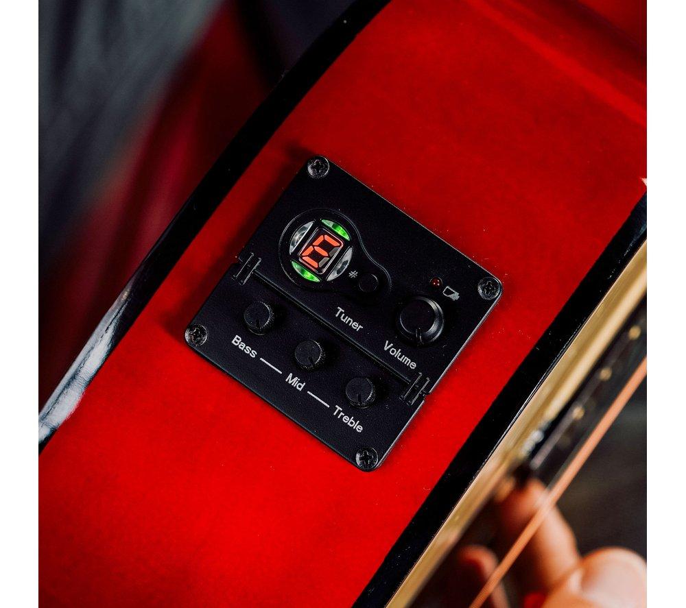 3RD AVENUE Full Size 4/4 Cutaway Electro-Acoustic Guitar Bundle - Natural image number 6 of 6