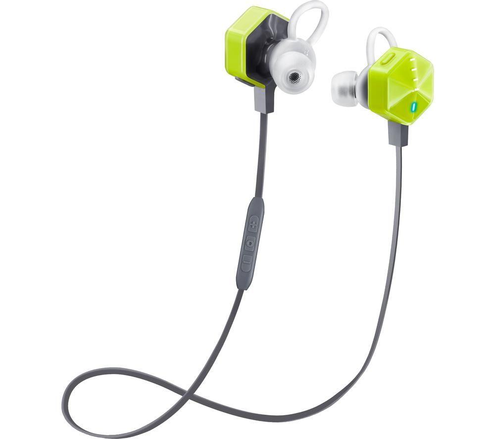 Наушники Sony stereo Earphones (зеленый). Блютуз наушники неон.