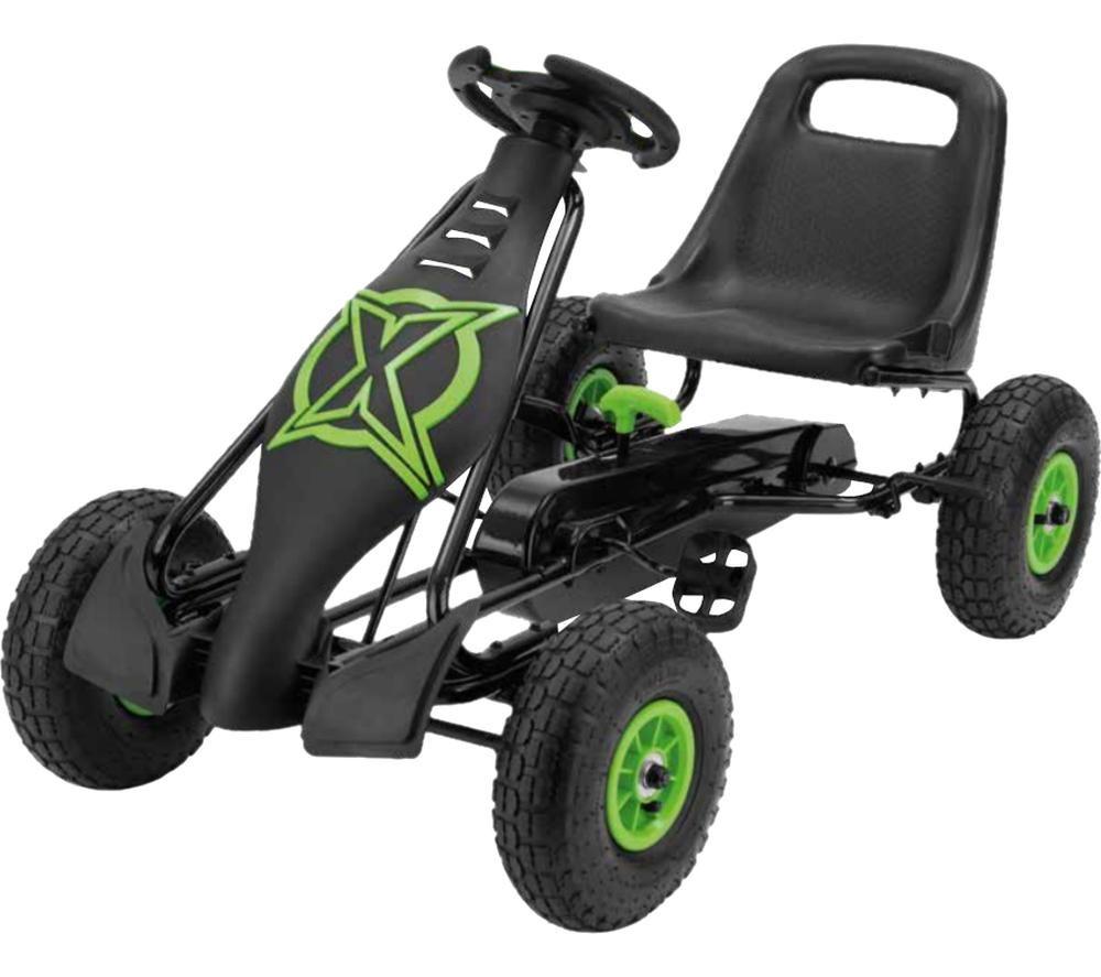 Xootz Viper Go-Kart - Green & Black, Green,Black