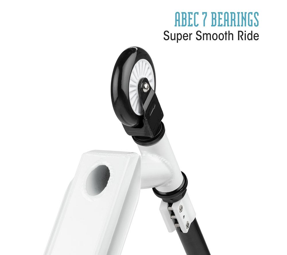 XOOTZ Invert Kids' Stunt Scooter - White & Black image number 6 of 7