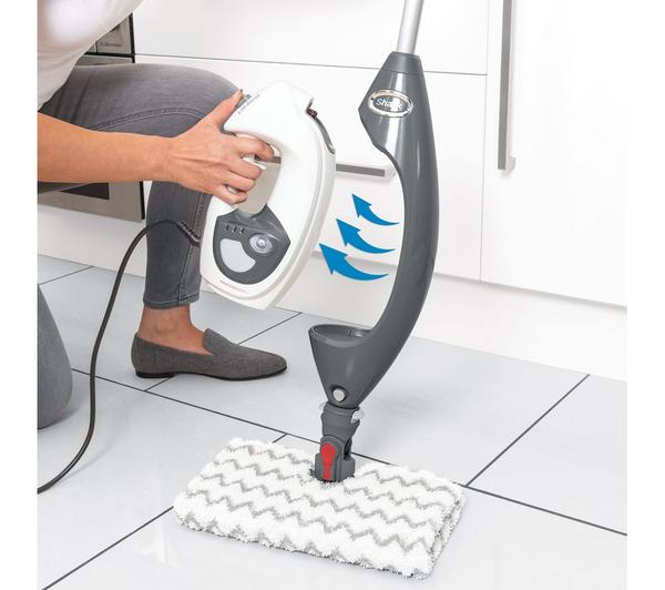 Currys SHARK S6005UK Floor Mop & Lift-Away Handheld Steam Cleaner Grey & White 
