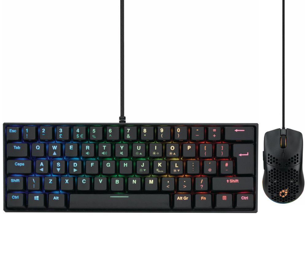 ADX 0620 Gaming Keyboard & Mouse Bundle, Black
