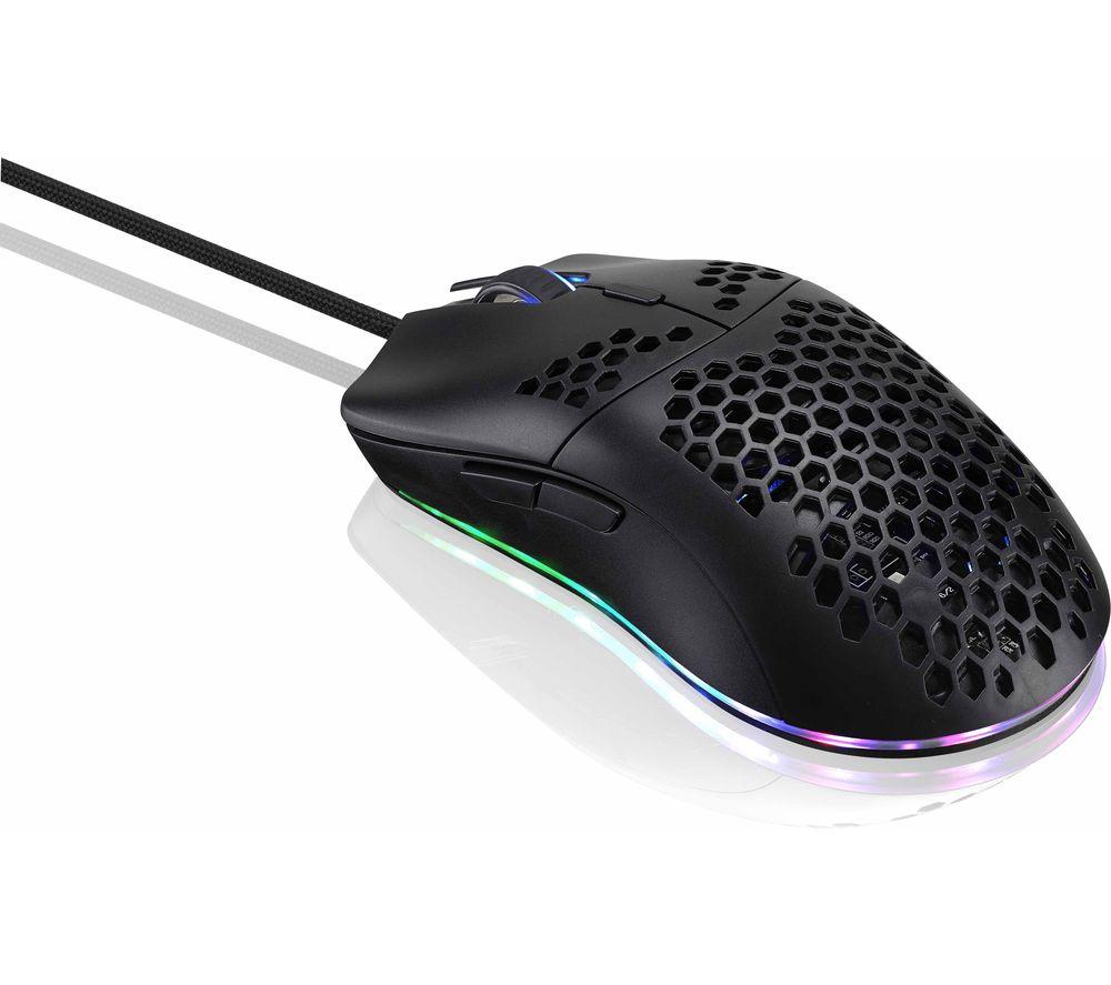 Image of ADX M0620 Ultra Lightweight RGB Optical Gaming Mouse, Black