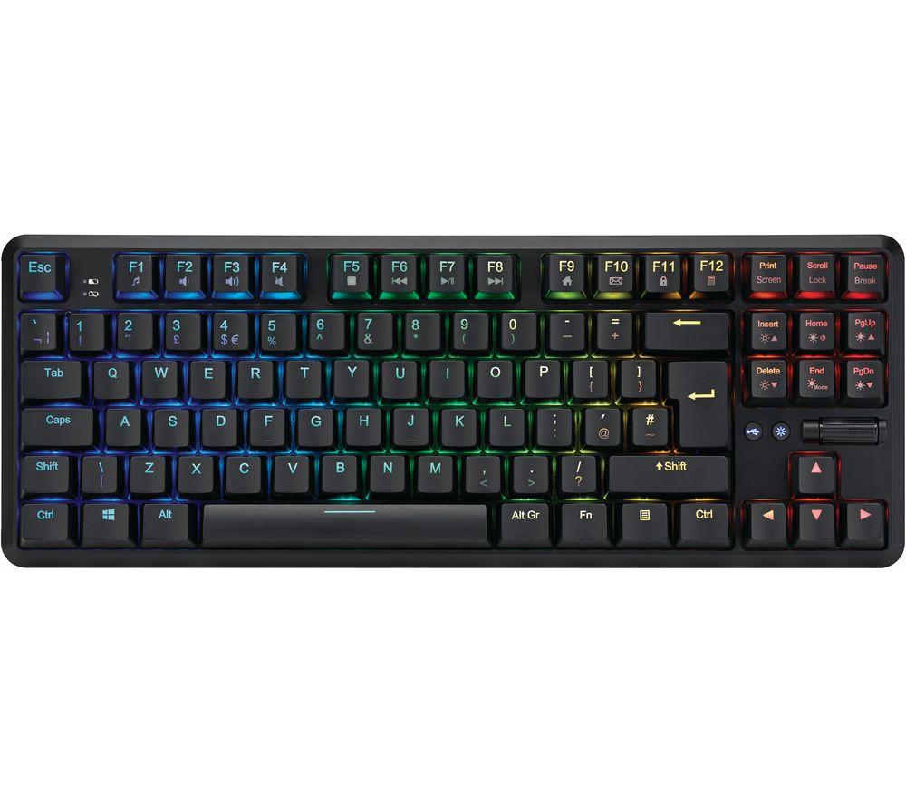 ADX ADXWMK0520 Wireless Mechanical Gaming Keyboard, Black