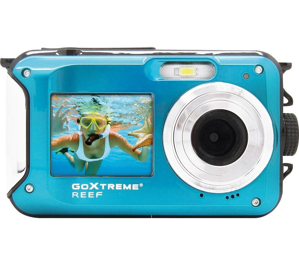 GOXTREME Reef 20154 Tough Compact Camera - Blue, Blue
