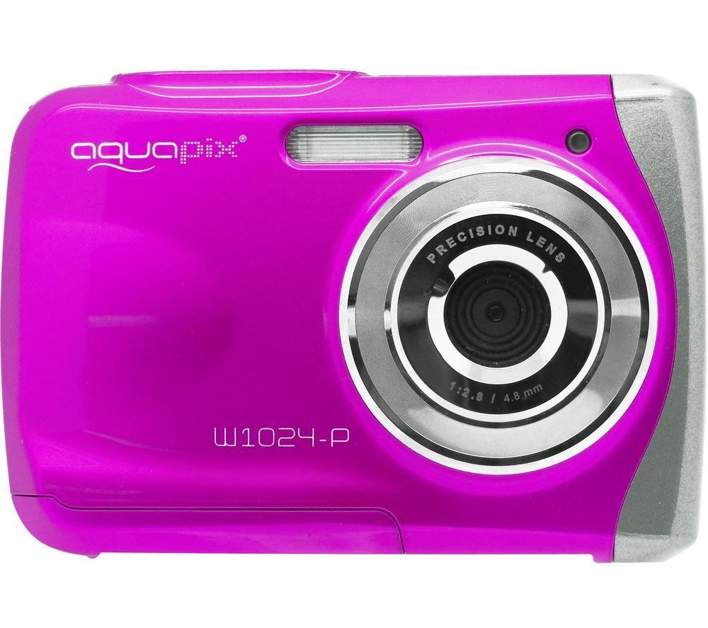 AQUAPIX Splash W1024 Compact Camera - Pink